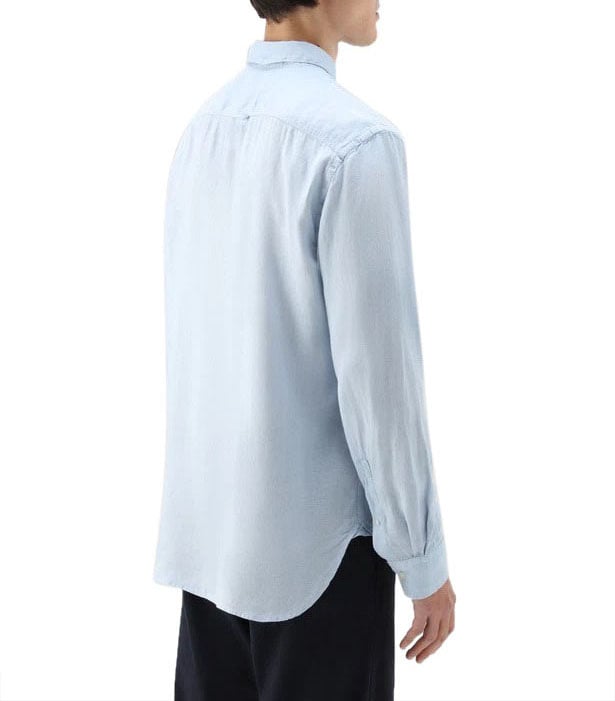 Woolrich Shirts Blue Blauw