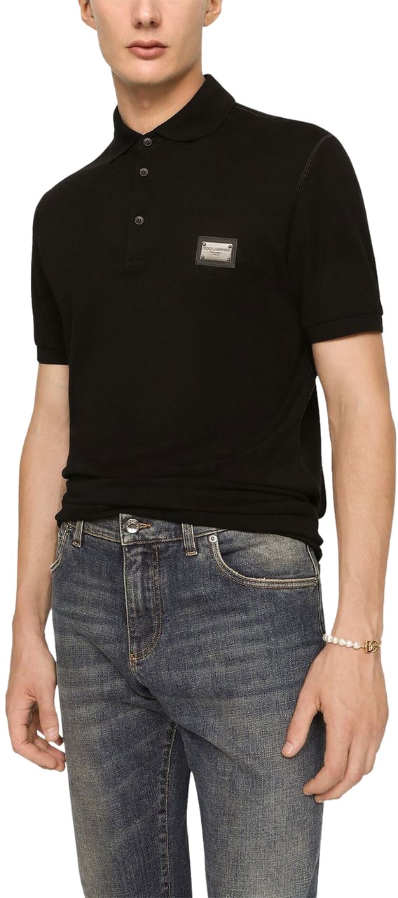 Dolce & Gabbana T-shirts And Polos Black Zwart