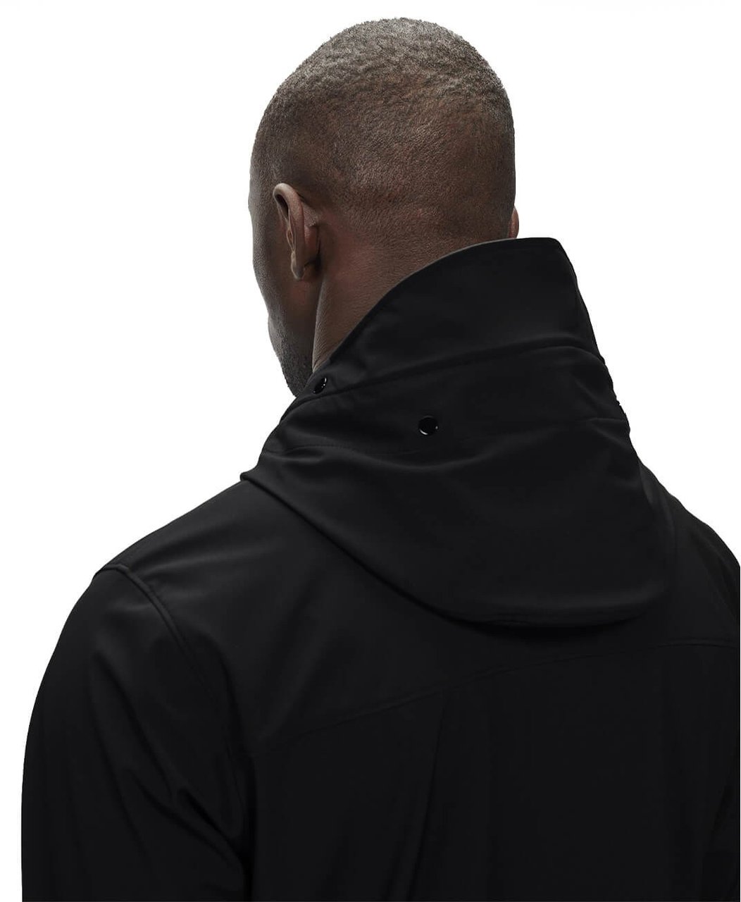 CP Company C.p. Company C.p. Shell-r Goggle Black Hooded Jacket Black Zwart