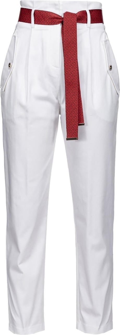 Pinko Trousers White Wit