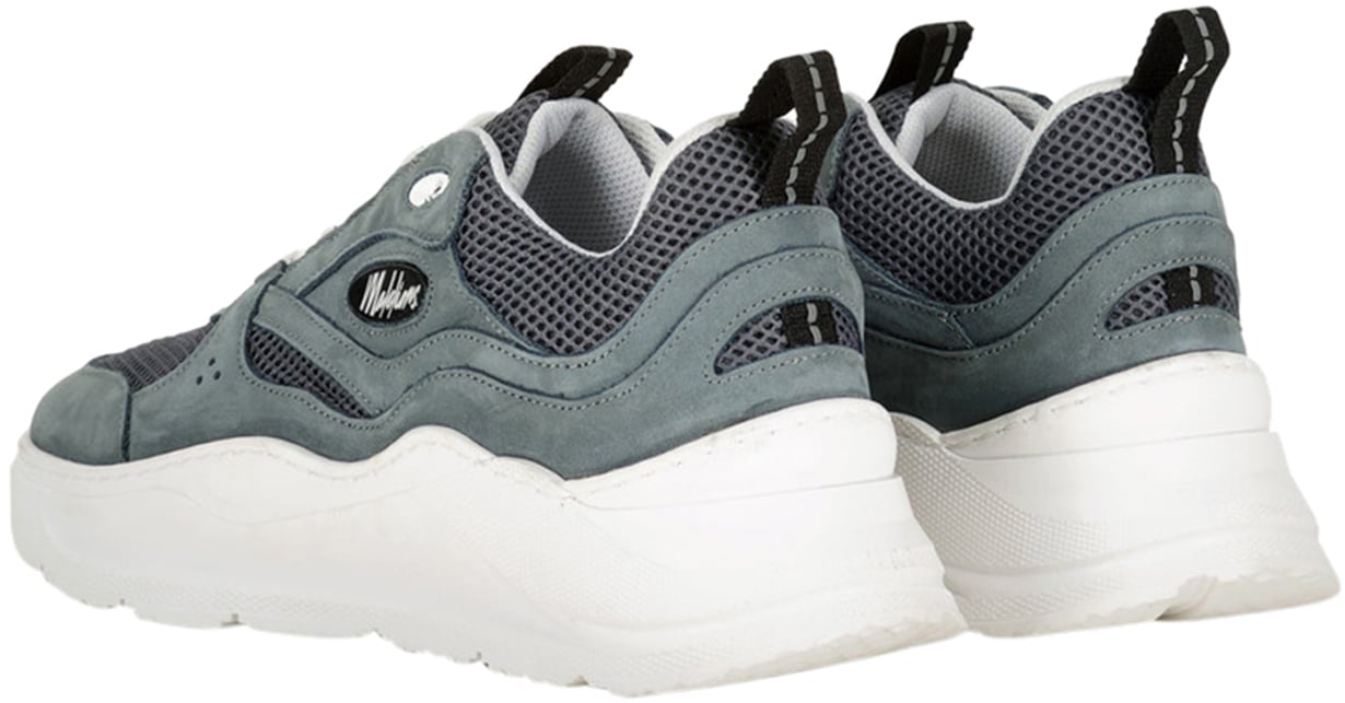 Malelions Men Mesh Runner - Stone Blue/White Blauw
