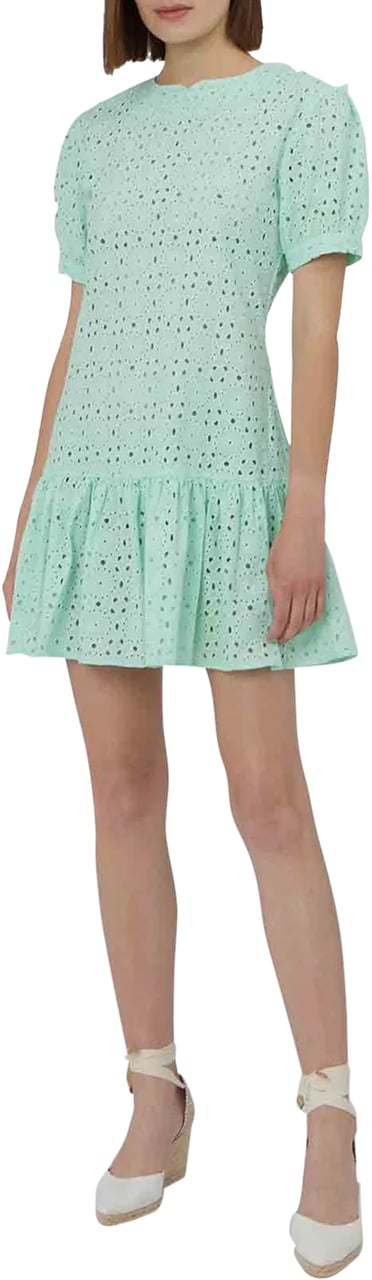 Silvian Heach Green brook dress Groen