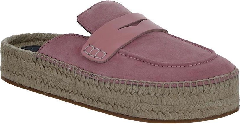 J.W. Anderson Espadrille Loafer Mules Roze
