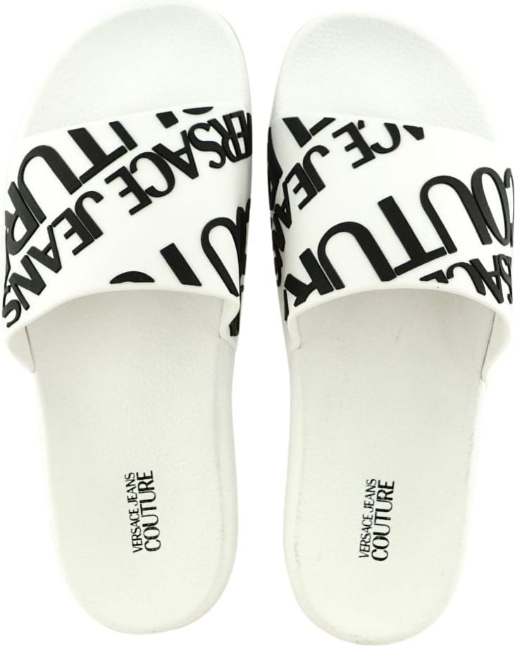 Versace Jeans Couture Versace Couture Heren Slipper Wit 72YA3SQ1-71352/003 Wit