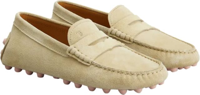 Tod's Flat Shoes Natural Neutral Neutraal
