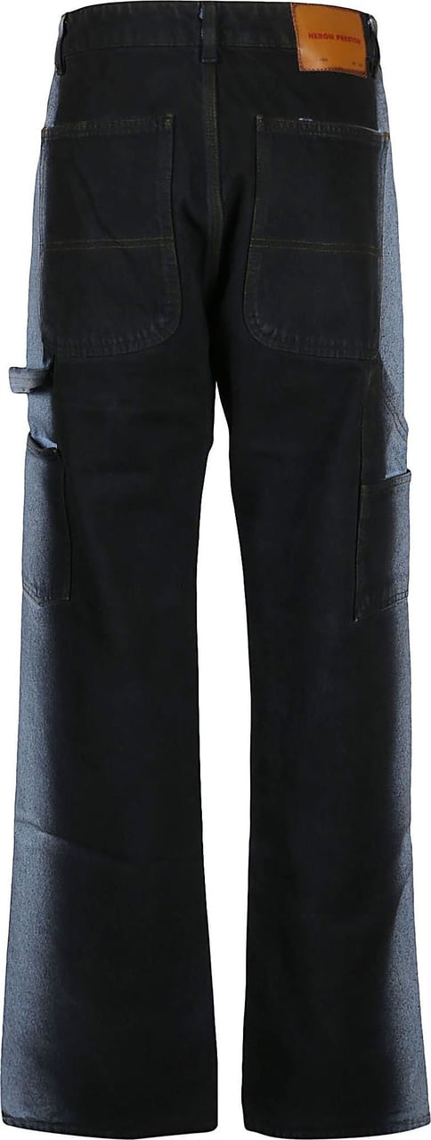 Heron Preston Gradient Denim Carpenter Jeans Black Zwart