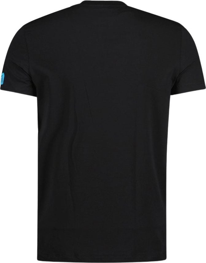 Dsquared2 Round Neck T-Shirt Logo Black/Blue Zwart