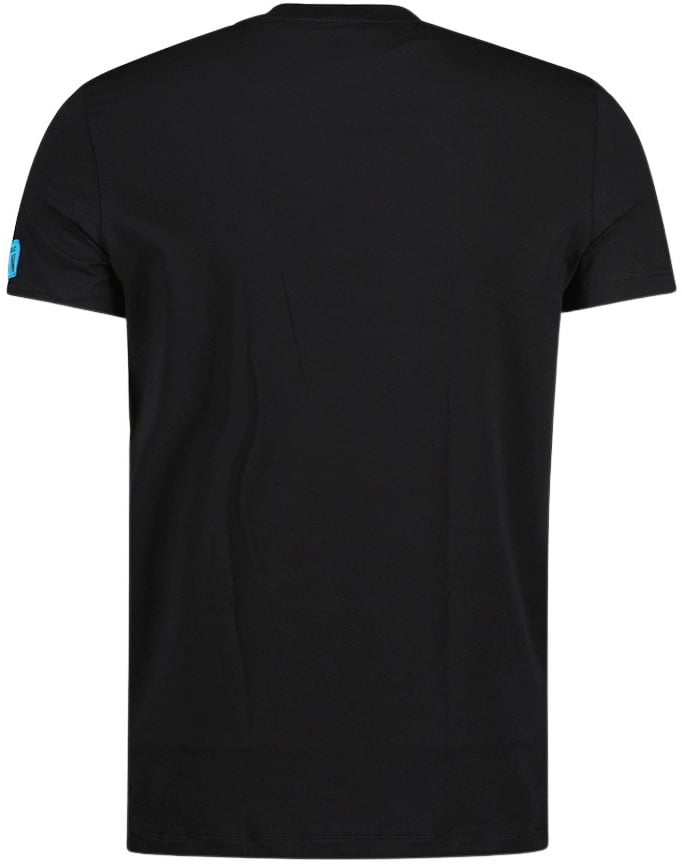 Dsquared2 Round Neck T-Shirt Logo Black/Blue Zwart