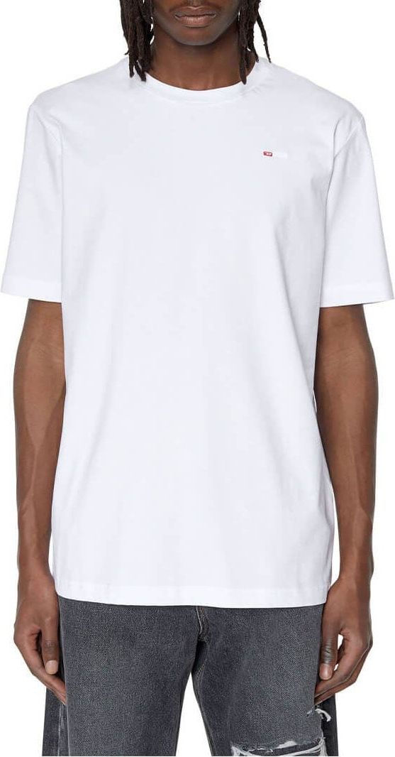 Diesel T-just-microdiv White T-shirt White Wit