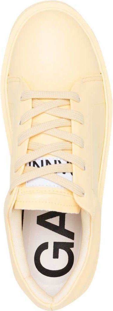 Ganni Vegea Pale Banana Sneakers Geel