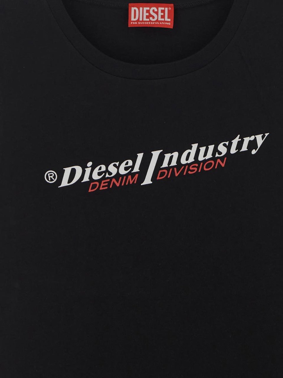 Diesel Tank Top With Logo Zwart