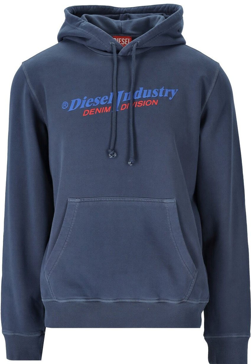 Diesel S-ginn-hood-ind Blue Hoodie Blue Blauw