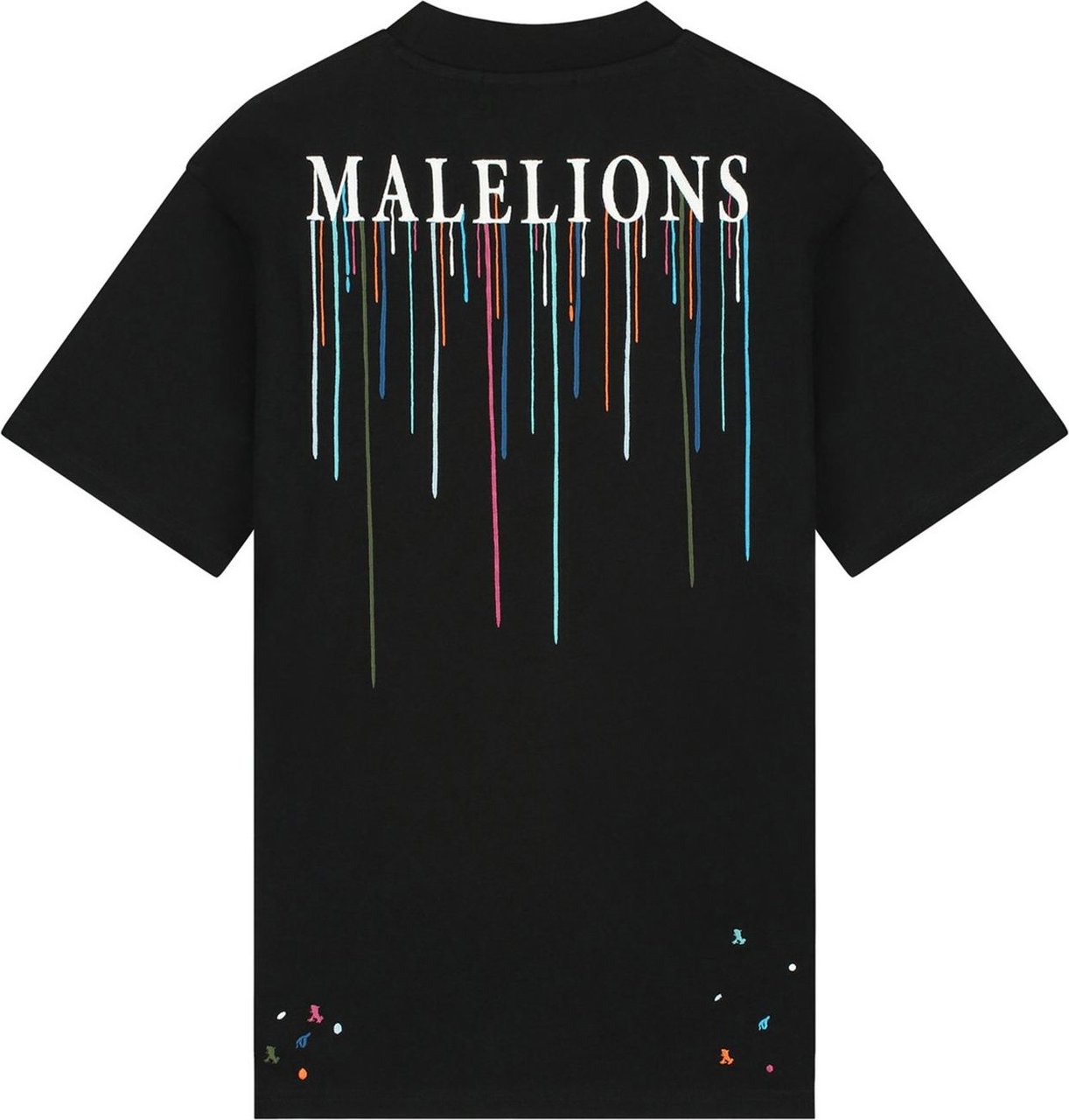 Malelions Men Painter T-Shirt - Black Zwart