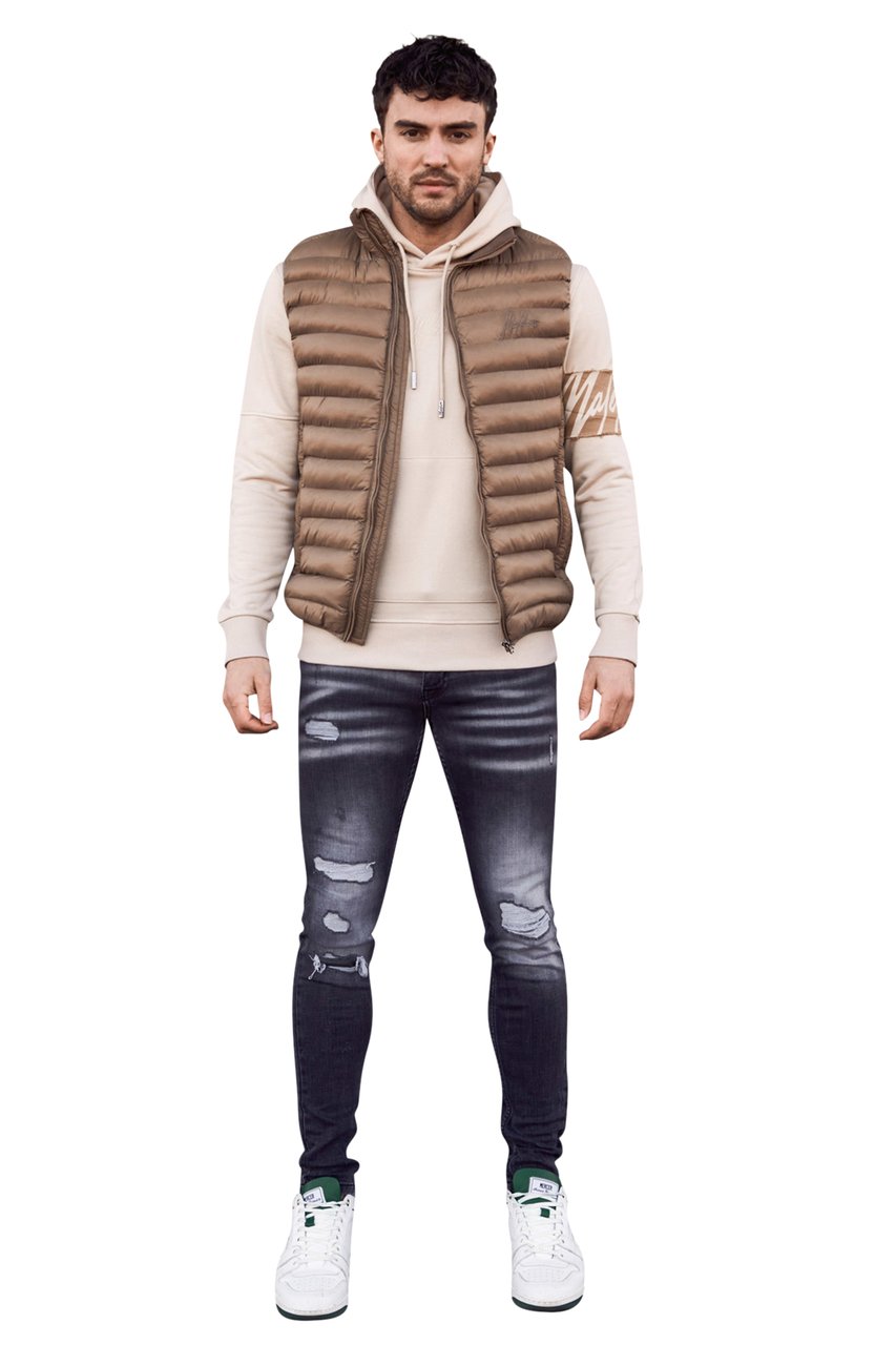 Malelions Men Vigo Bodywarmer - Beige Beige