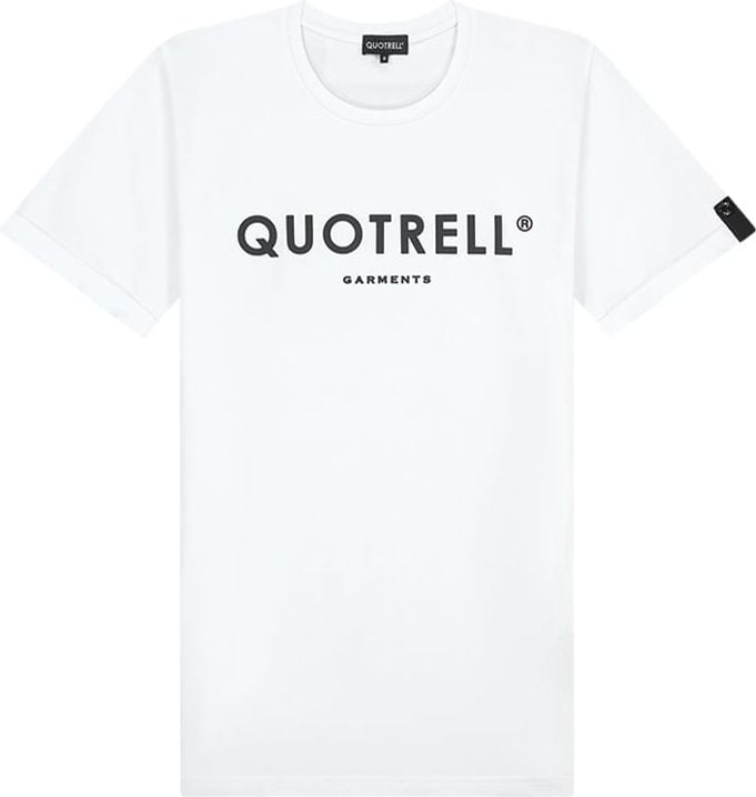 Quotrell Basic Garments T-shirt | White/black Wit