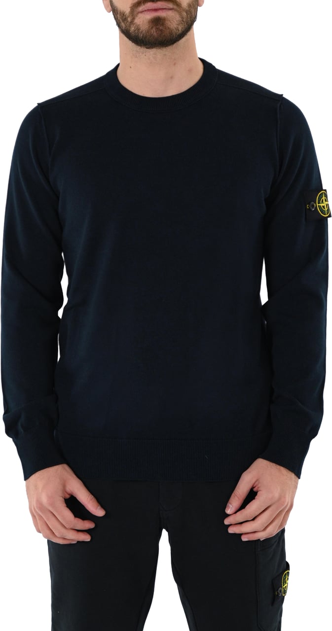 Stone Island Sweaters Blue Blauw