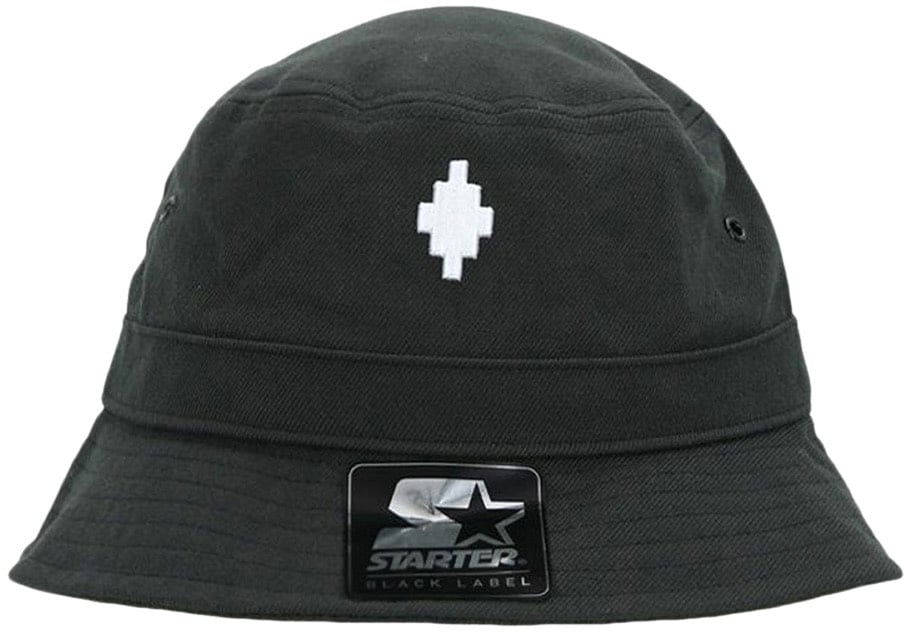 Marcelo Burlon Cross Logo Bucket Hat Zwart