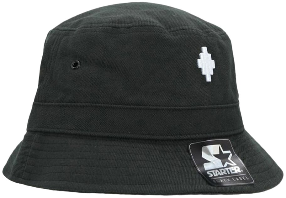 Marcelo Burlon Cross Logo Bucket Hat Zwart