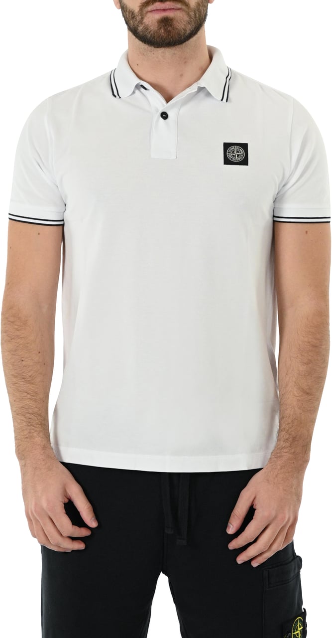 Stone Island T-shirts And Polos White Wit