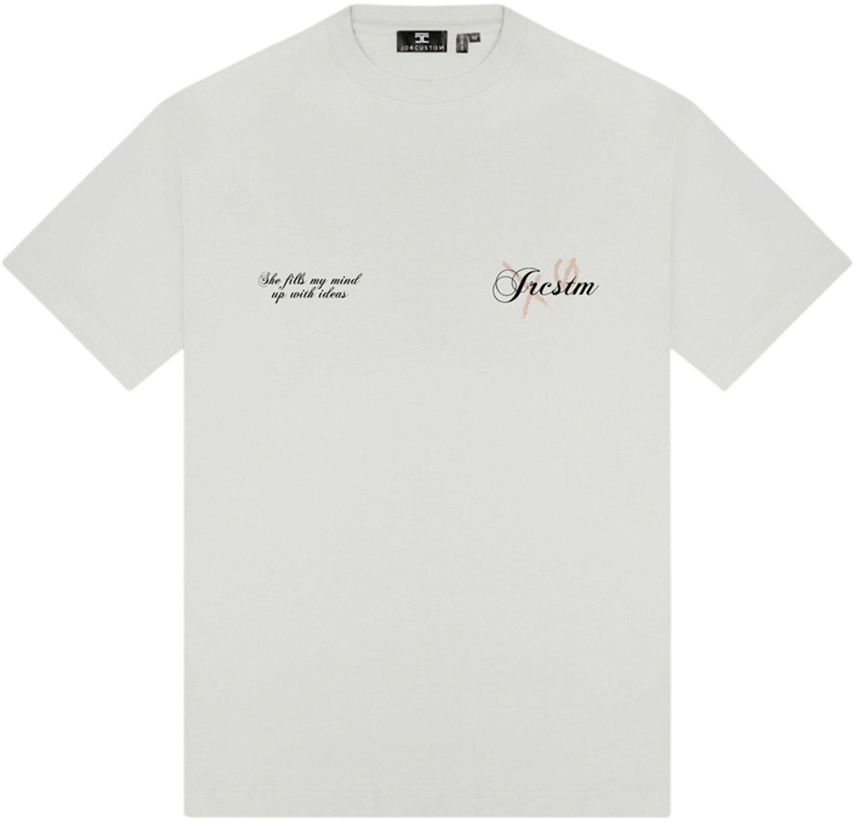 JORCUSTOM Angel Loose Fit Tee White Wit