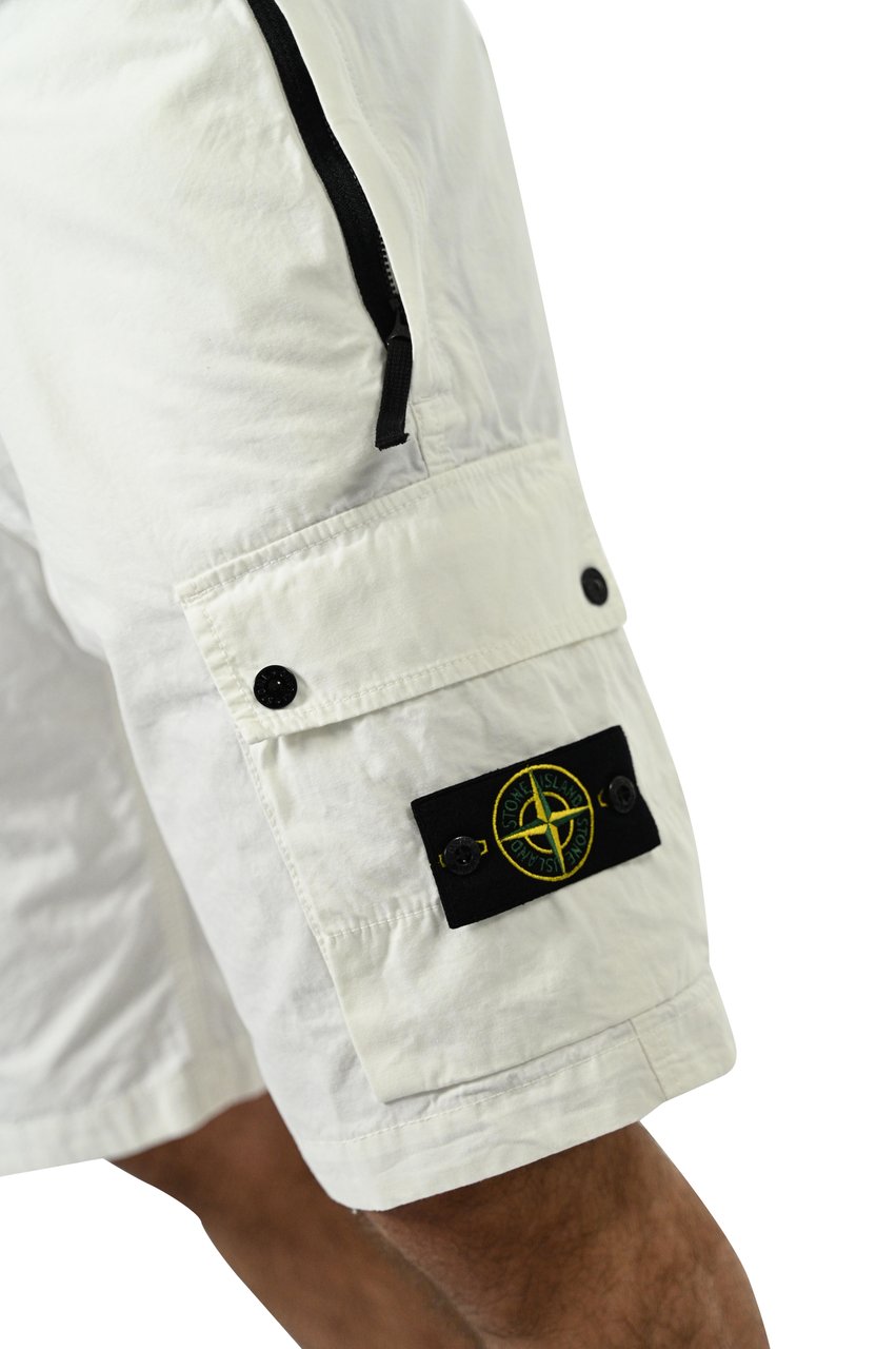 Stone Island Shorts White Wit