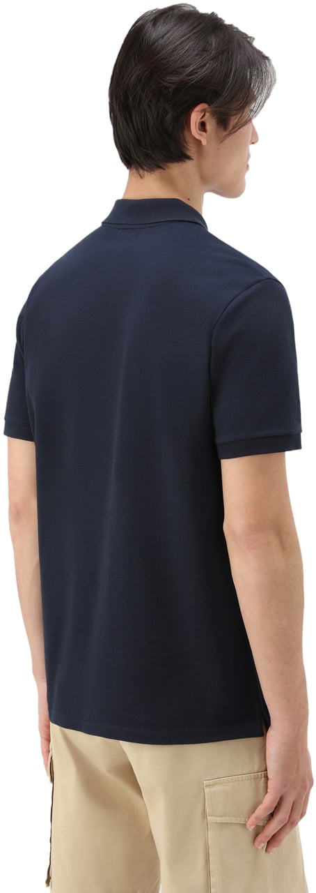 Woolrich Tech Polo Melton Blue Blauw