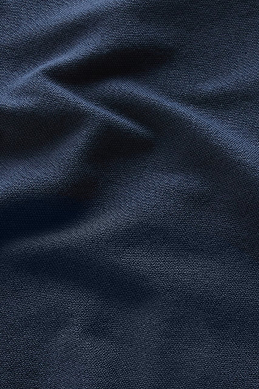 Woolrich Tech Polo Melton Blue Blauw