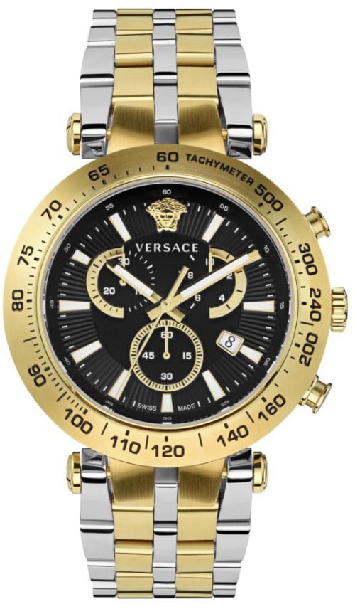 Versace VEJB00622 Bold Chrono heren horloge 46 mm Zwart