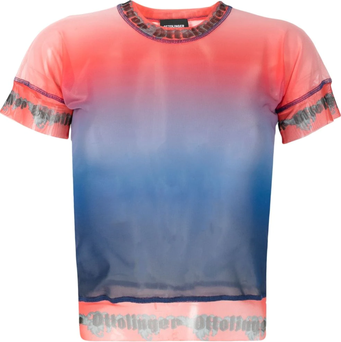 Ottolinger Mesh T-shirt Fade Blueberry Blauw