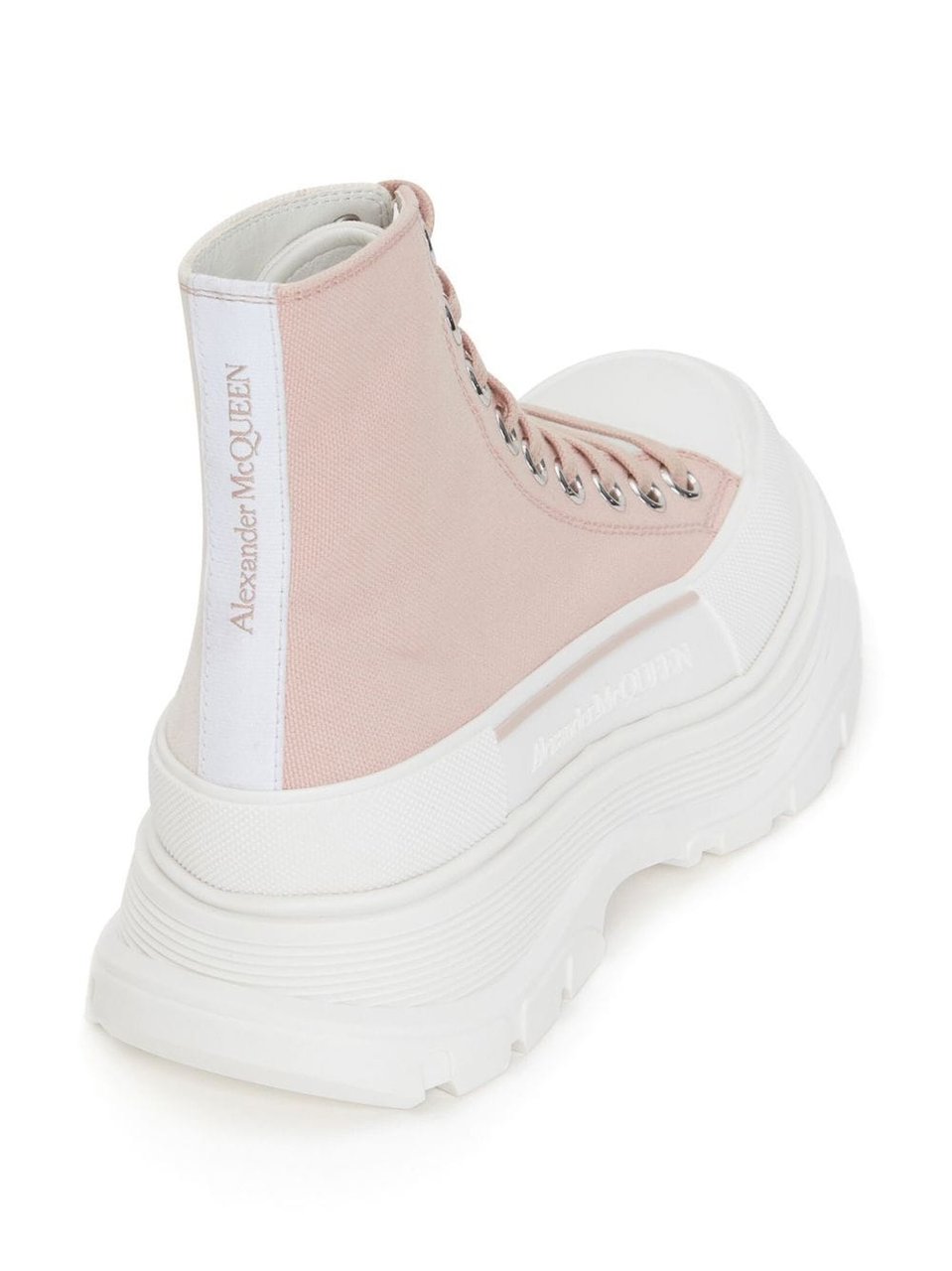 Alexander McQueen Tread Slick high-top sneakers Roze