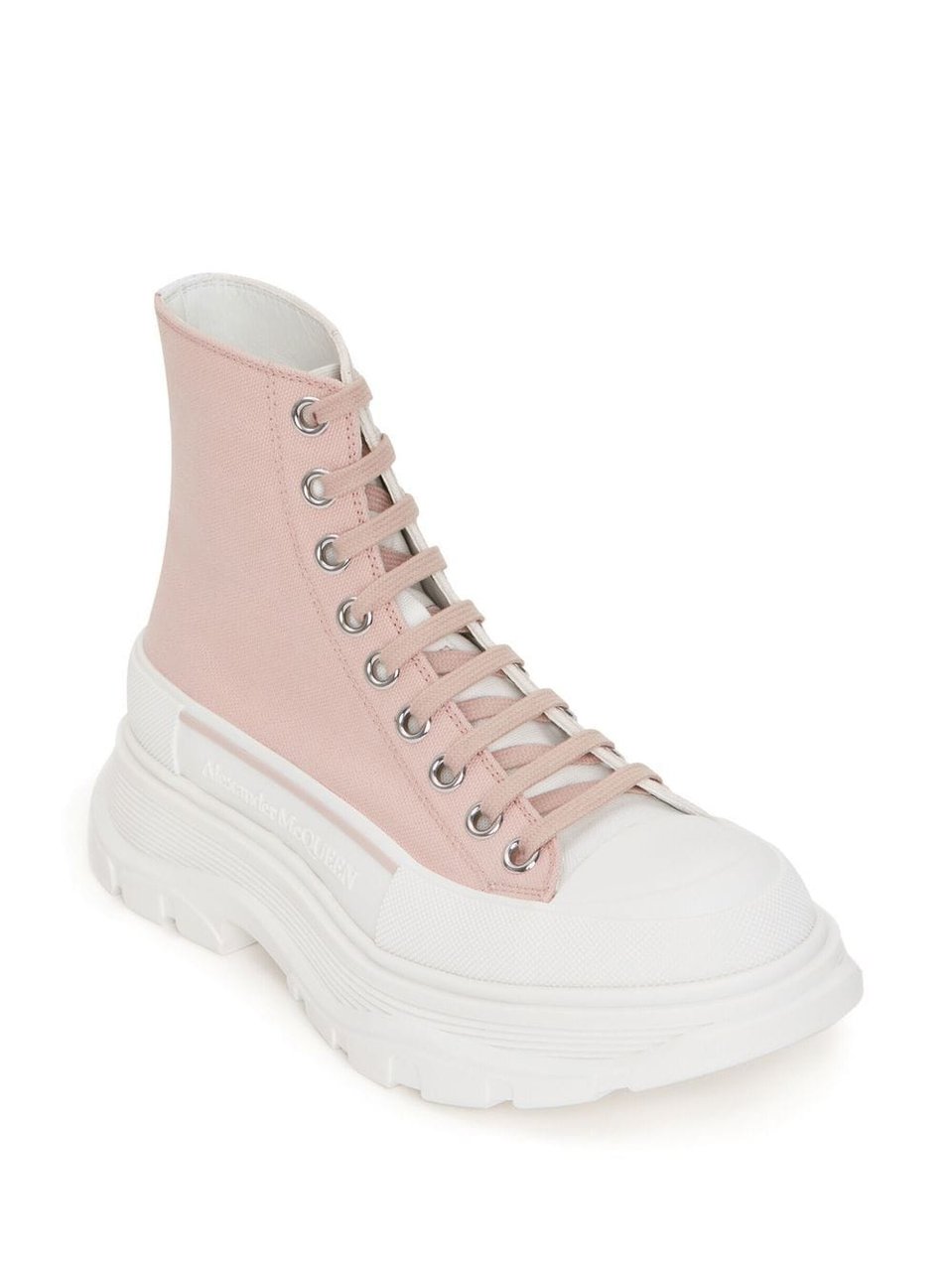 Alexander McQueen Tread Slick high-top sneakers Roze