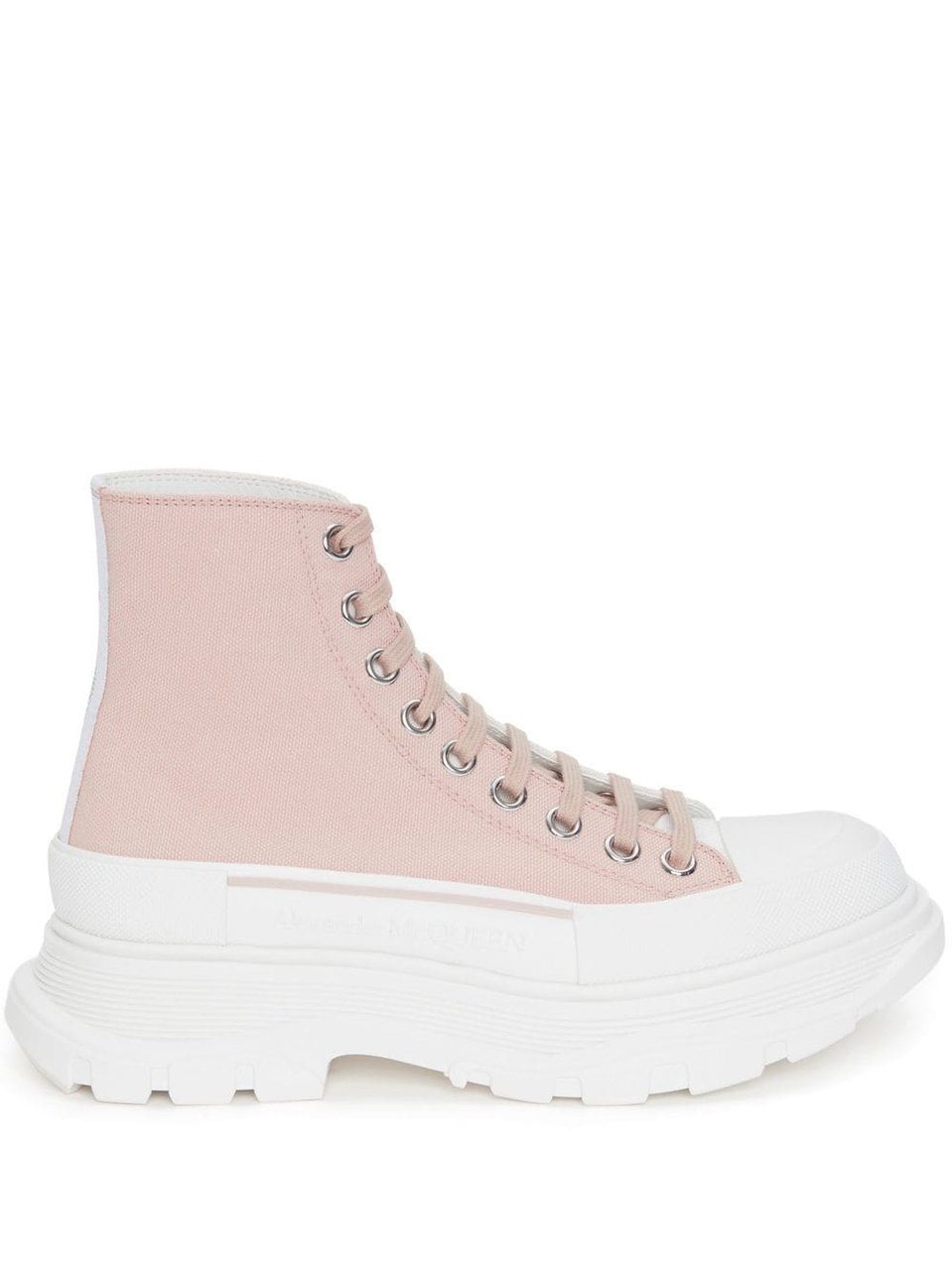 Alexander McQueen Tread Slick high-top sneakers Roze