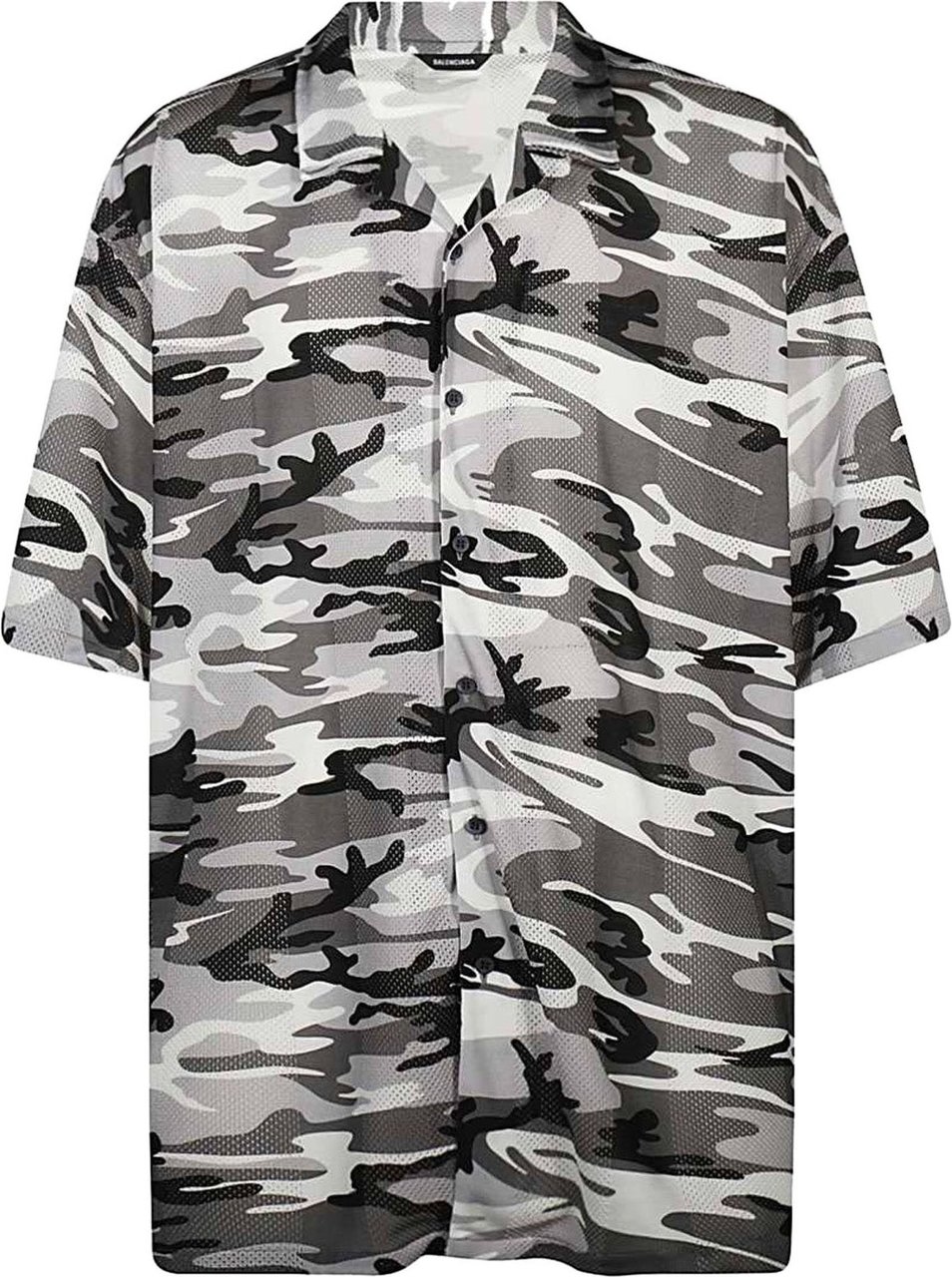 Balenciaga Balenciaga Camouflage Print Shirt Grijs