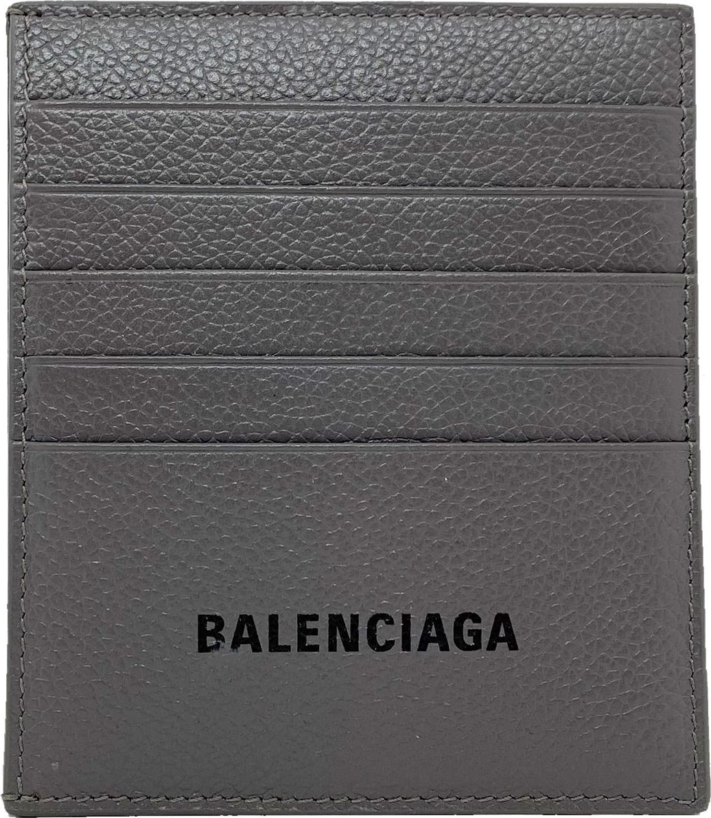 Balenciaga Balenciaga Logo Card Holder Grijs