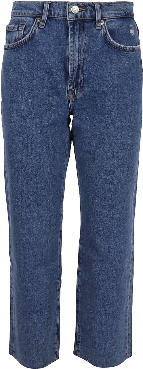7 For All Mankind logan stovepipe blaze Blauw