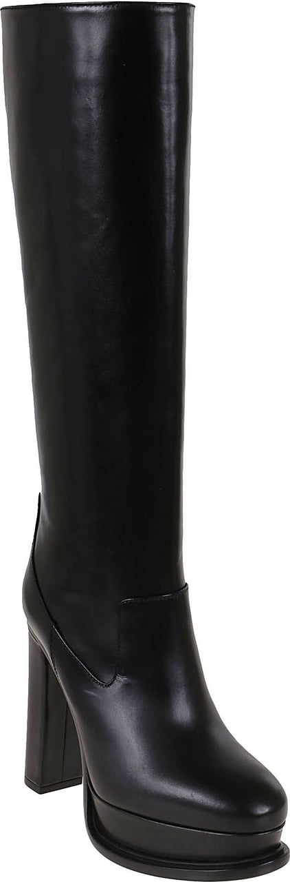Alexander McQueen boots leather Zwart
