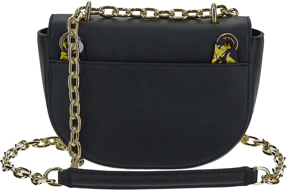 Versace Jeans Couture Couture Logo Scarf Shoulder Bag Zwart