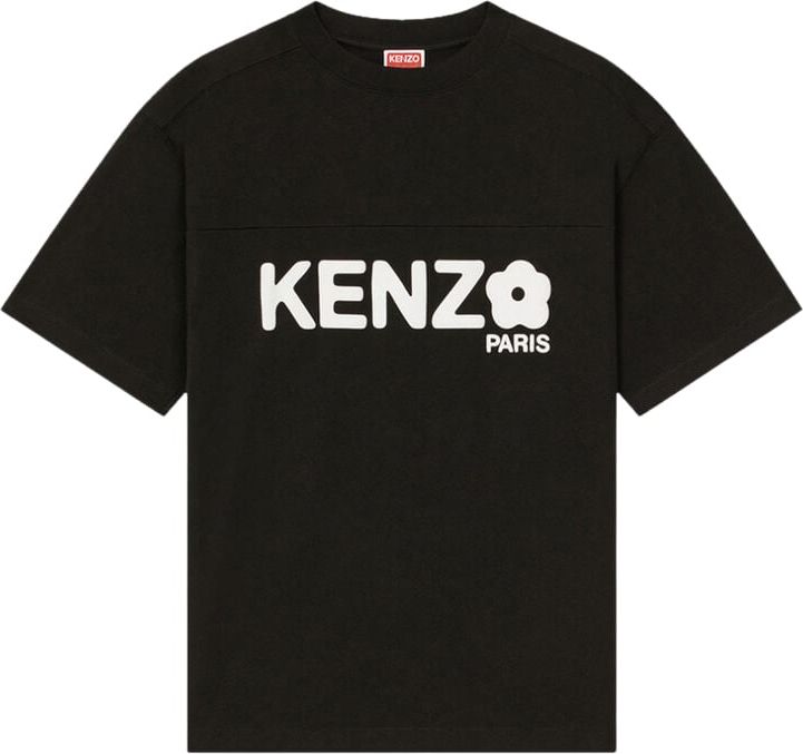 Kenzo Flower Logo T-Shirt Zwart