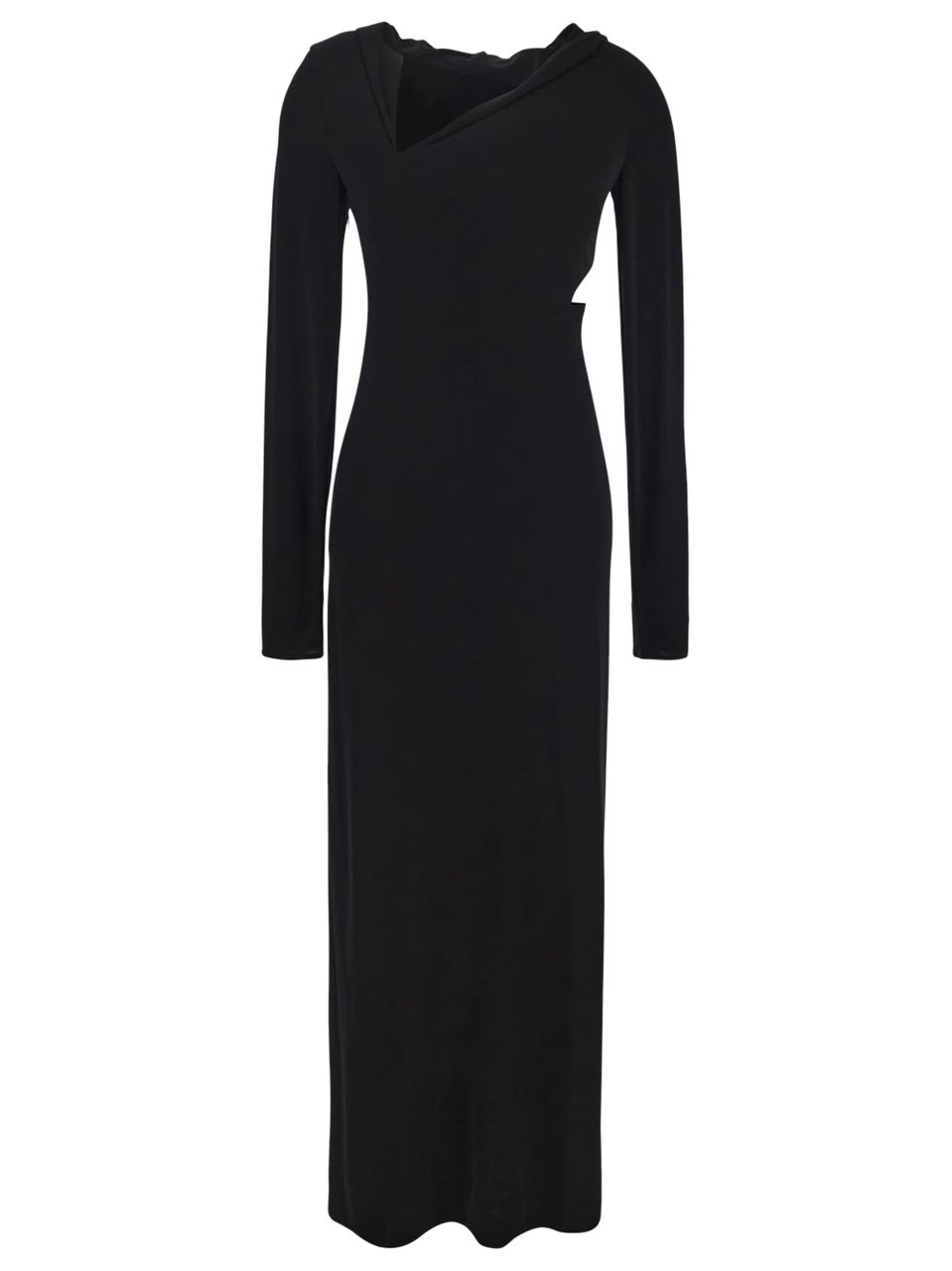 Versace Versace Black stretch viscose dress Zwart