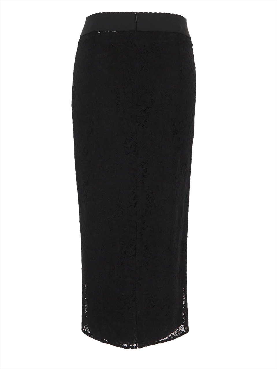 Dolce & Gabbana Lace Pencil Skirt Zwart