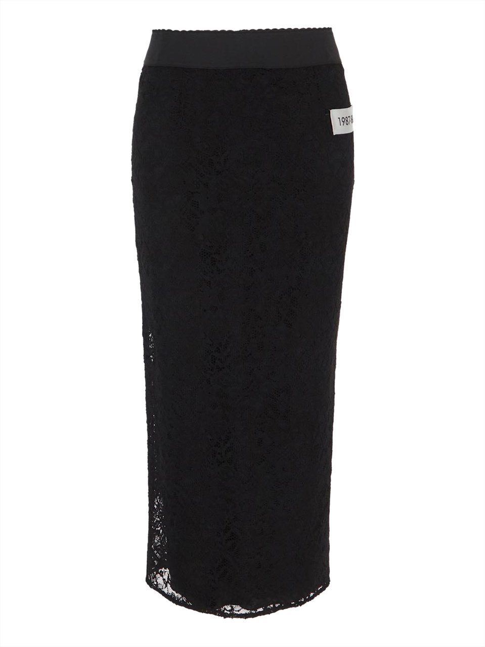 Dolce & Gabbana Lace Pencil Skirt Zwart