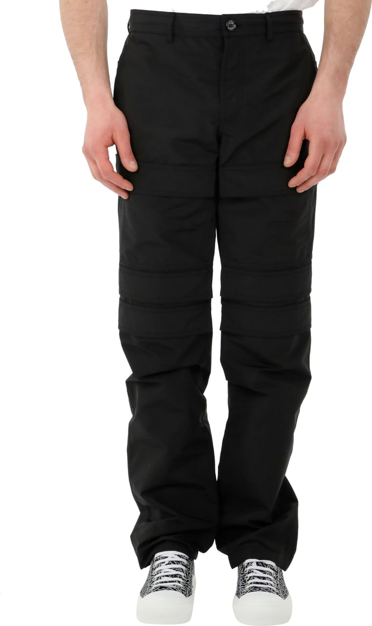 Burberry Black cargo trousers Zwart