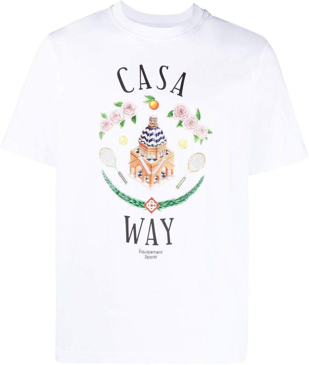 Casablanca T-shirts And Polos White Wit