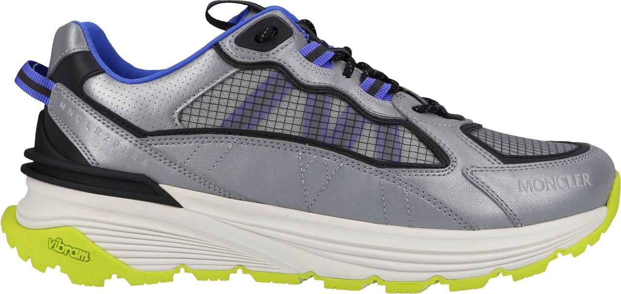 Moncler Low-top Sneakers Lite Runner Calfskin Light Blauw