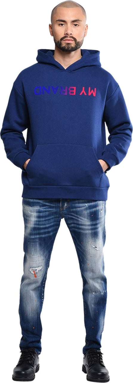 My Brand Gradient mybrand hoodie Blauw