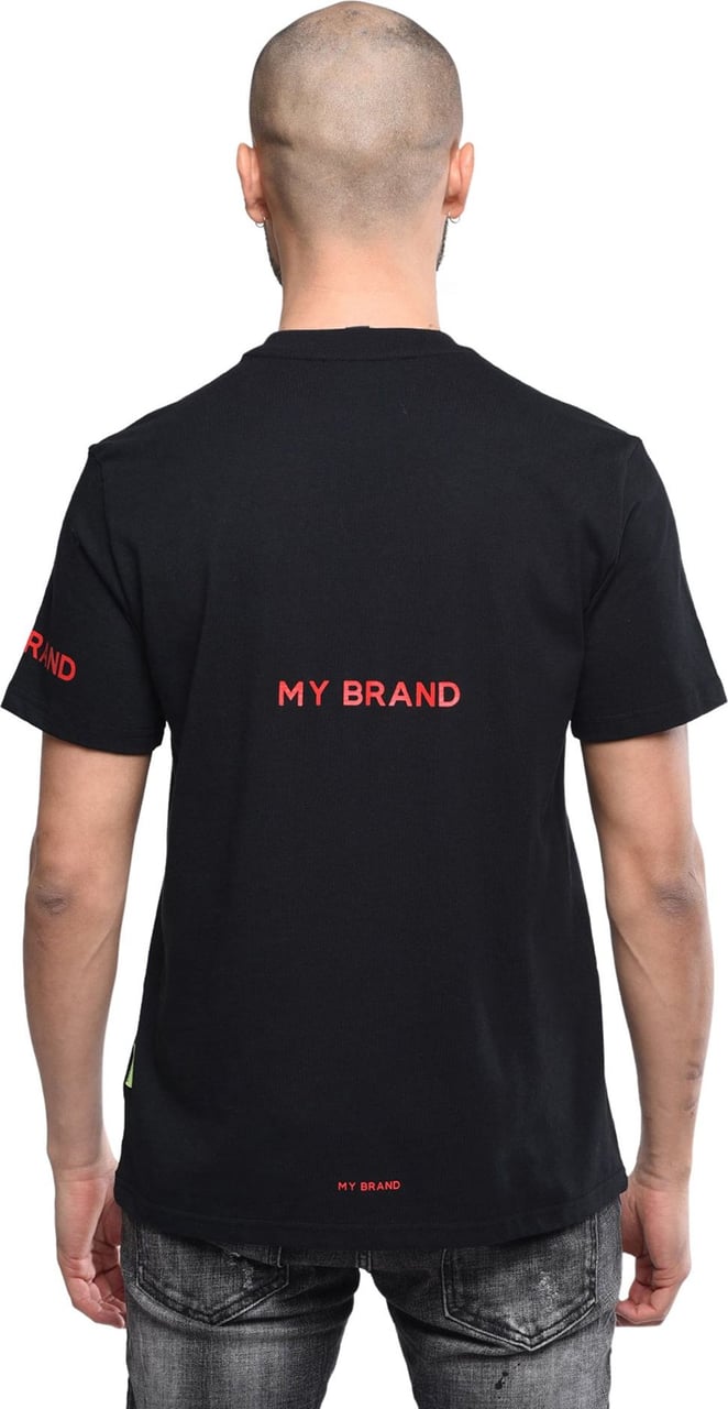 My Brand Multibranding t-shirt Zwart