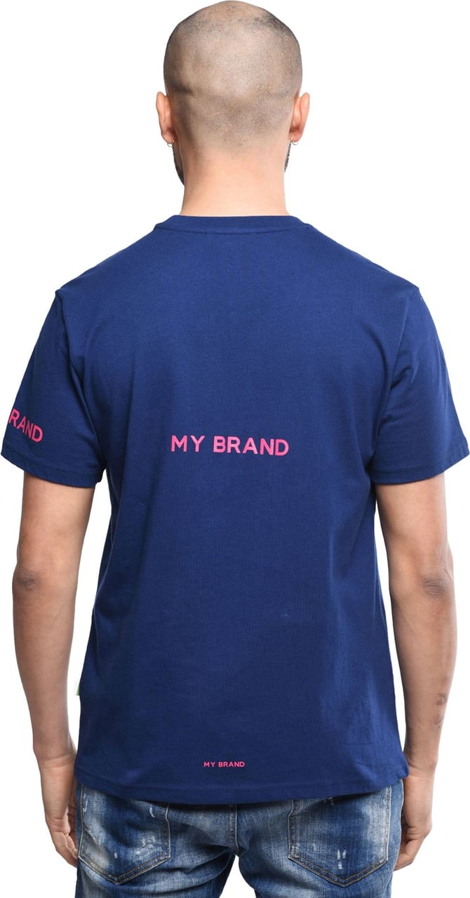 My Brand Multibranding t-shirt Blauw