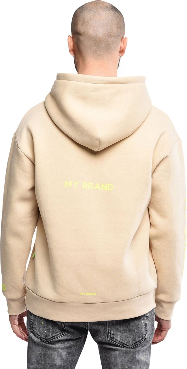 My Brand Multibranding hoodie Beige