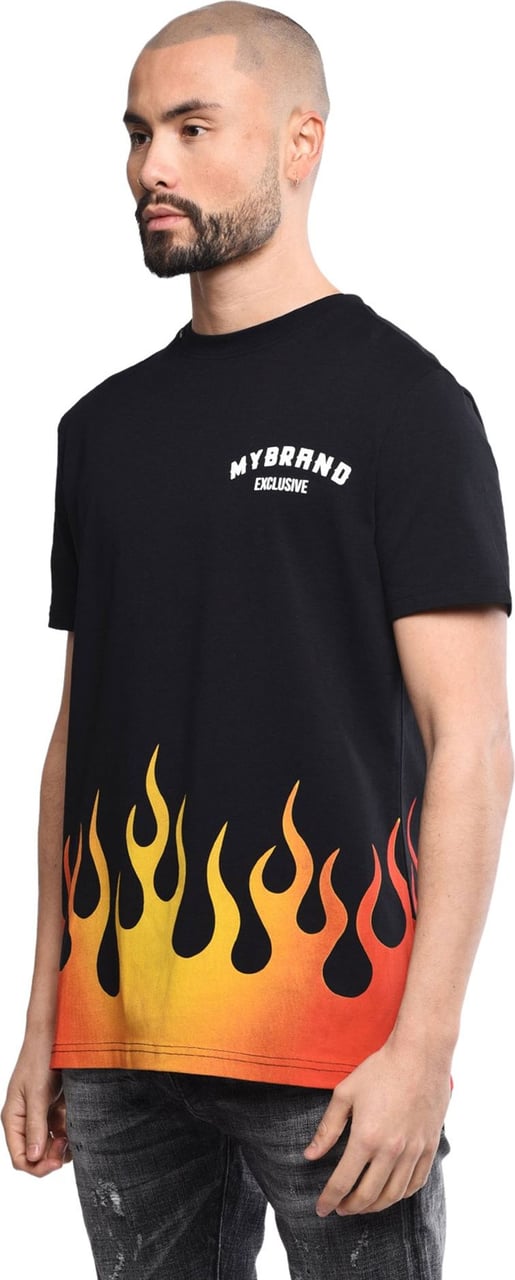 My Brand Mb fire t-shirt black Zwart