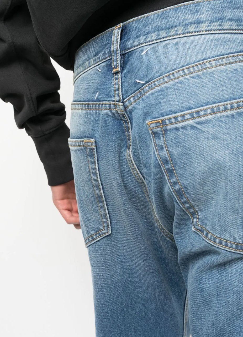 Maison Margiela Jeans Clear Blue Blauw